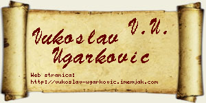 Vukoslav Ugarković vizit kartica